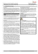 Предварительный просмотр 7 страницы Danfoss Akva Les II S Instructions For Installation And Use Manual