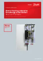 Danfoss Akva Lux II TDP Reno Instructions For Installation And Use Manual preview