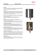 Предварительный просмотр 5 страницы Danfoss Akva Lux II TDv Mounting And Installation Manual