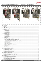 Preview for 2 page of Danfoss Akva Lux II VX Series Instructions For Installation And Use Manual