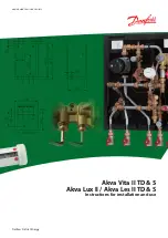 Danfoss Akva Vita II TD Instructions For Installation And Use Manual preview