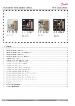 Предварительный просмотр 2 страницы Danfoss Akva Vita II TD Instructions For Installation And Use Manual