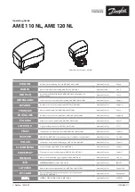 Danfoss AME 110 NL Operating Manual предпросмотр