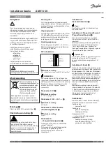 Предварительный просмотр 9 страницы Danfoss AME 13 SU Installation Manual