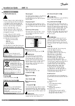 Предварительный просмотр 6 страницы Danfoss AME 13 Installation Manual