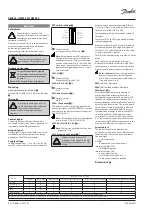 Предварительный просмотр 4 страницы Danfoss AME 23 SU Operating Manual