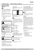 Предварительный просмотр 4 страницы Danfoss AME 23 Installation Manual