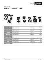 Preview for 1 page of Danfoss AME 25 SD Operating Manual