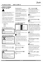 Предварительный просмотр 12 страницы Danfoss AME 25 Installation Manual