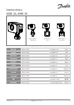 Предварительный просмотр 1 страницы Danfoss AME 25 Instructions Manual