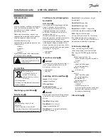 Предварительный просмотр 7 страницы Danfoss AME 335 Installation Manual