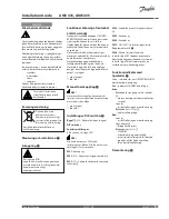 Предварительный просмотр 11 страницы Danfoss AME 335 Installation Manual