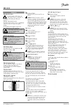 Предварительный просмотр 8 страницы Danfoss AME 438 SU Operating Manual