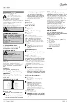 Предварительный просмотр 14 страницы Danfoss AME 438 SU Operating Manual