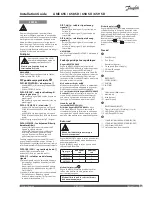 Предварительный просмотр 19 страницы Danfoss AME 655 Installation Manual