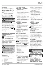 Preview for 16 page of Danfoss AME 685 Operating Manual