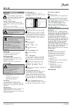 Предварительный просмотр 8 страницы Danfoss AME 85 QM Operating Manual