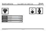 Preview for 1 page of Danfoss AMV 310 Instructions Manual