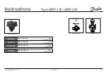 Danfoss AMV 310 Instructions Manual предпросмотр