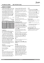 Предварительный просмотр 4 страницы Danfoss ASV-PV DN 15 Installation Manual