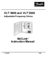 Danfoss BACLink VLT 2800 Instruction Manual preview