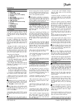 Предварительный просмотр 5 страницы Danfoss Bluestar Series Instructions Manual