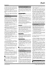 Предварительный просмотр 13 страницы Danfoss Bluestar Series Instructions Manual