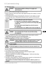 Preview for 21 page of Danfoss BOCK HGX22e/125-4 A Operating Manual