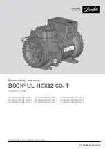 Предварительный просмотр 1 страницы Danfoss BOCK UL-HGX12 CO2 T Operating Manual