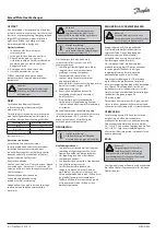 Предварительный просмотр 4 страницы Danfoss Brazed Plate Heat Exchanger Operating Manual