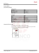 Предварительный просмотр 2 страницы Danfoss BT27IK User Manual