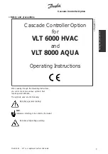 Preview for 3 page of Danfoss Cascade Operating Instructions Manual