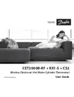 Danfoss CET2000B-RF + RX1-S + CS2 User Manual preview