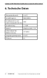 Предварительный просмотр 22 страницы Danfoss CF-RP 088U0211 Instructions Manual