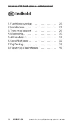 Предварительный просмотр 24 страницы Danfoss CF-RP 088U0211 Instructions Manual