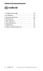 Предварительный просмотр 24 страницы Danfoss CF-RS Instructions Manual