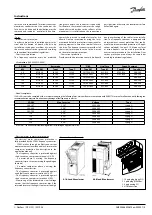 Предварительный просмотр 5 страницы Danfoss Compressor Drive CD302 Instructions Manual