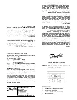 Предварительный просмотр 1 страницы Danfoss CP10C User Instructions