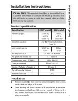 Preview for 3 page of Danfoss CP715 Si Installation & User'S Instructions