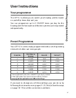 Preview for 17 page of Danfoss CP715 Si Installation & User'S Instructions