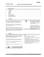 Preview for 3 page of Danfoss Danfoss Link Installation Manual