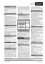 Preview for 2 page of Danfoss DCJ Series Instructions