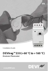 Danfoss DEVI DEVIreg 330 Installation Manual preview