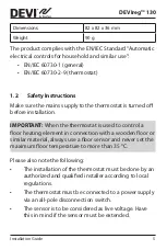 Preview for 5 page of Danfoss DEVIreg 130 Installation Manual