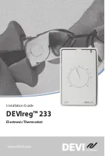 Preview for 1 page of Danfoss DEVIreg 233 Installation Manual