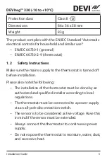 Предварительный просмотр 5 страницы Danfoss DEVIreg 330 Installation Manual