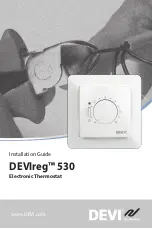 Danfoss DEVIreg 530 Installation Manual предпросмотр