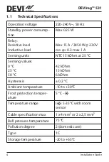 Preview for 4 page of Danfoss DEVIreg 531 Installation Manual