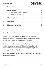 Предварительный просмотр 3 страницы Danfoss DEVIreg 610 Installation Manual