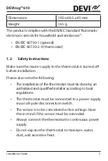 Preview for 5 page of Danfoss DEVIreg 610 Installation Manual